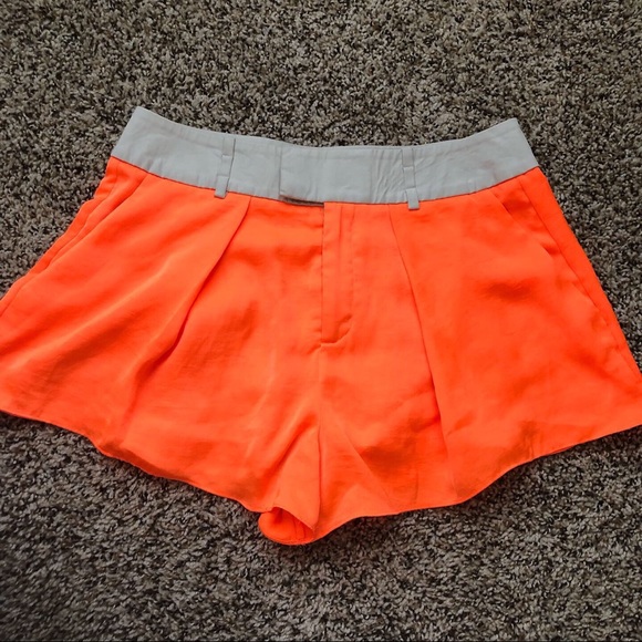 Helmut Lang Pants - Helmut Lang Orange Shorts